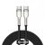 Baseus Calufe USB-Type C - 100 cm, 13 Ampere / 66W Ladung, Metallkopf, Perlendeckel - schwarz