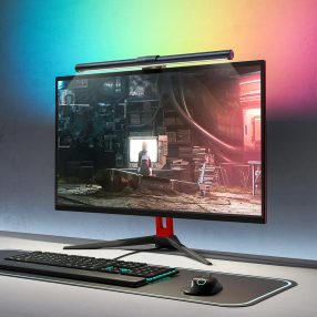   BlitzWolf BW-CML2 RGB-Monitor LED-Lampe - augenfreundliche Beschichtung, 300-1000 Lux, 2700K-6500K Farbtemperatur, USB-Netzteil