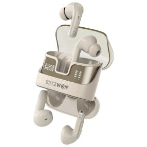   Blitzwolf® BW-FYE17 – 2 Paar Ohrhörer in einer Ladebox. 13-mm-Lautsprecher: perfekter Klang, 2 x 12 Stunden Akkulaufzeit