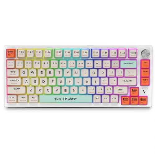 BlitzWolf BW-KB3 75 % mechanische Gamer-Tastatur – Kailh Box White Switch – Typ-C+BT+2,4 G, Akku, Win/MacOS/iOS/Android