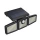 BlitzWolf BW-OLT9 - Outdoor-Solarlampe mit 3 Leuchtfeldern - mit Bewegungssensor, warmweiß (3000K) IP64 wasserdicht