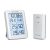 Blitzwolf® BW-TM01 - Wetterstation mit externem Sensor. Mondphasenanzeige, 30 Bereiche, Feuchtigkeits- und Temperaturmessung, Wecker