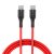 90 cm, Type C - Type-C 18W USB kábel -BlitzWolf® BW-TC17- 3 Amperes PD (Apple) töltés.