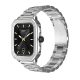 Blitzwolf® BW-GTC3 Smartwatch – Metallgehäuse und -armband, Telefonieren mit der Uhr + Aktivitätsmessfunktionen – Silber