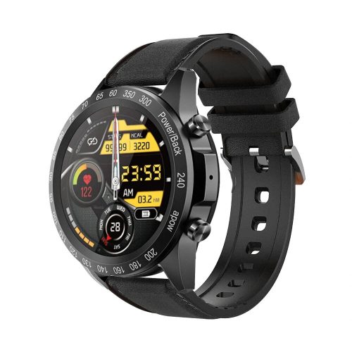 Blitzwolf® BW-HL4 (schwarz) Bluetooth Smartwatch - Metallarmband, IP67, Anruf- und Nachrichtenerinnerung, Musikwiedergabe, Muti-Sport-Modus, Gesundheitsdaten