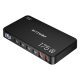 Blitzwolf® BW-S30 – 175W Desktop USB Schnellladestation mit Digitalanzeige, 6 USB Anschlüssen (4x Type-C + 2 x USB-A Anschlüsse)