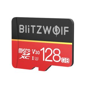   BlitzWolf® BW-TF1 - Class 10 Micro SD-Karte mit Adapter, 128GB