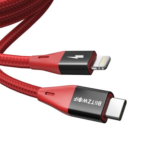 Blitzwolf BW-CL3 - PD (USB Type-C) - Apple (Lightning) Kabel - 1,8 m lang, 20 W Ladeleistung, Kevlar-Abdeckung, MFi-Zertifikat