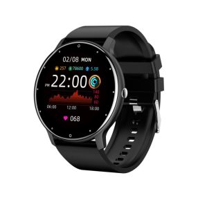   Dafit ZL02D Smartwatch – 7 Tage Akkulaufzeit, 1,28-Zoll-HD-Display, IP67, Nachrichten- und Anrufverwaltung, Blutdruck, Blutsauerstoffmessung + unzählige Funktionen – Schwarz