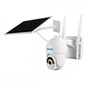   ESCAM QF450 - IP dome Kamera mit 4G-SIM-Karte + Solarpanel: 1080P HD, Outdoor, Farb-Nachtsicht, Zwei-Wege-Audio, IR 20 m