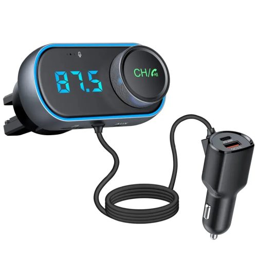 HiGi® T78 – Zigarettenanzünder FM-Transmitter MP3-Player + U