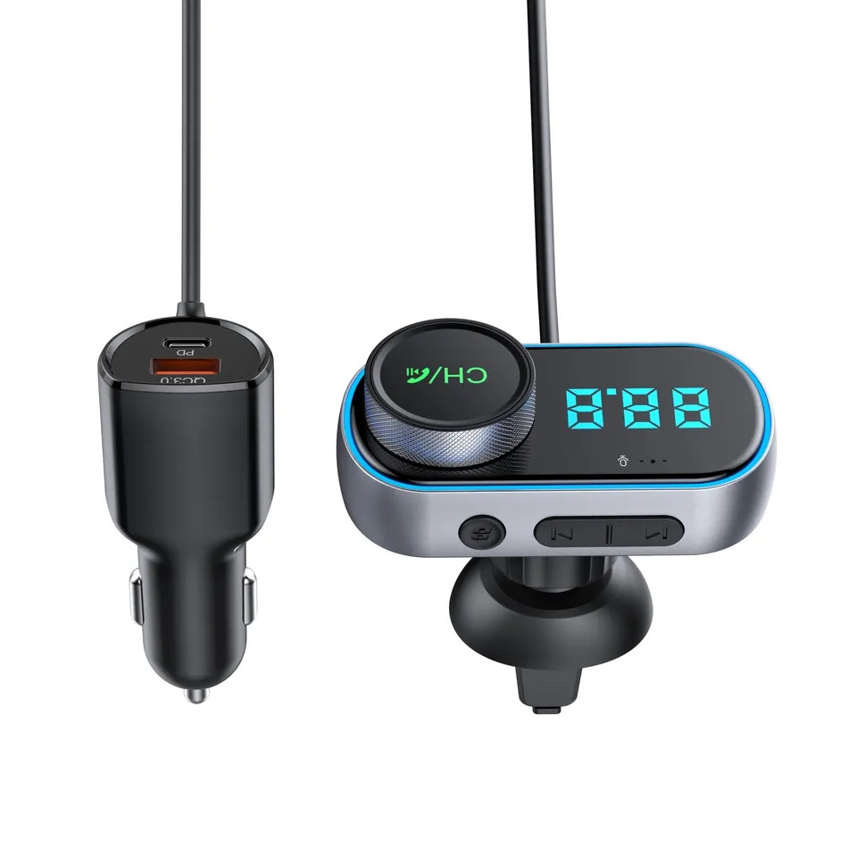 HiGi® T78 – Zigarettenanzünder FM-Transmitter MP3-Player + U