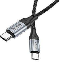   HOCO X102 – Premium-Schnelllade- und Datenkabel – USB Typ-C auf USB Typ-C, 60 W (1 Meter)