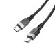 HOCO X109 ENERGY SILICONE - 3 Meter, USB Typ-C auf USB Typ-C Premium Schnelllade- und Datenkabel, 60W