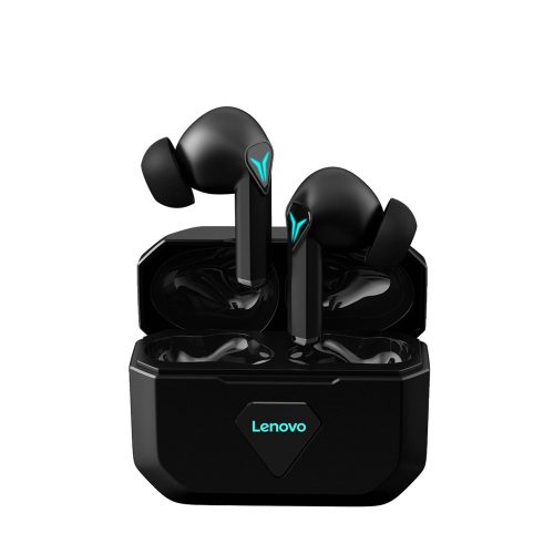 Lenovo LivePods GM6 Wireless Gaming Headset - Angenehm zu tragen, lange Akkulaufzeit, Metall-Moving-Coil-Lautsprecherbetrieb