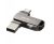Lexar® JumpDrive® D400 USB 3.1 Typ-C Dual-Slot-Metall-USB-Stick – für Smartphone und Computer. Aluminiumgehäuse, 128 GB