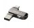 Lexar® JumpDrive® D400 USB 3.1 Typ-C Dual-Slot-Metall-USB-Stick – für Smartphone und Computer. Aluminiumgehäuse, 256 GB