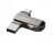 Lexar® JumpDrive® D400 USB 3.1 Typ-C Dual-Slot-Metall-USB-Stick – für Smartphone und Computer. Aluminiumgehäuse, 64 GB