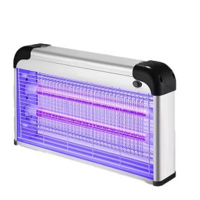   Pittar® HS38 - elektrische Insektenfalle mit UV-Lampe, für 100m2 Fläche, 49cm Länge, 220 Volt Betrieb, Aluminiumgehäuse