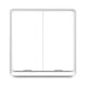 RSH ESW-2WAA-EU WiFi - SMART, wandmontierter, mechanischer Lichtschalter mit 2 Schalter - Tuya App, Google Home, Amazon, Integrierbarkeit
