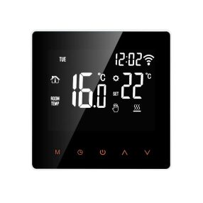   RSH® TM020 - Intelligenter WLAN-Thermostat. Geeignet für Gasboiler oder Elektro- und Wasserzirkulations-Fußbodenheizungen - 3A Belastbarkeit, App-Steuerung