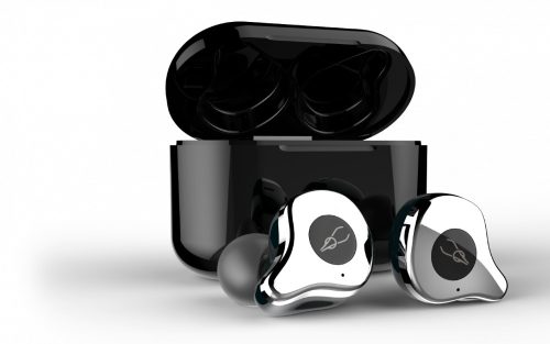 Sabbat E12 hail silver with QI-wireless charging - TWS Kabellose Bluetooth-Kopfhörer In-Ear-Headsets Bluetooth 5.0 Auto-Pairing mit 750mAh-Ladebox Unterstützt Wireless Charge