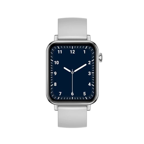 SENBONO X39 Silver Smart Watch - Telefonieren mit der Uhr, 1,69" Display, IP67, Nachricht, Blutdruck, Blutsauerstoffanzeige + unzählige weitere eingebaute Funktionen
