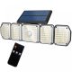 Somoreal SM-OLT2 - Outdoor-Solarleuchte mit 5 Leuchtfeldern mit Bewegungssensor, IP65 wasserdicht, 3 Farbtemperaturen