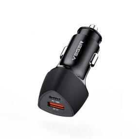   Veger CC50 Dual-Port-Autoladegerät - 38W / 7,6A Ladeleistung 1xPD20W QC18W