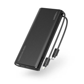   Veger TC130 – 100 W + 30 W Ladeleistung für alle USB Type-C Geräte, 25000 mAh, 2x Type-C + 1x USB-A + 1x Lightning-Anschlüsse