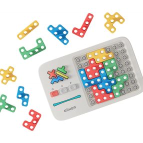 GiiKER Super Blocks - Puzzlespiel zum Mustervergleich. Über 1000 Herausforderungen und Gehirnübungen: MINT-Spiel (Wissenschafts-, Technologie-, Ingenieurs- und Mathematikspiele) für Kinder und Jugendl