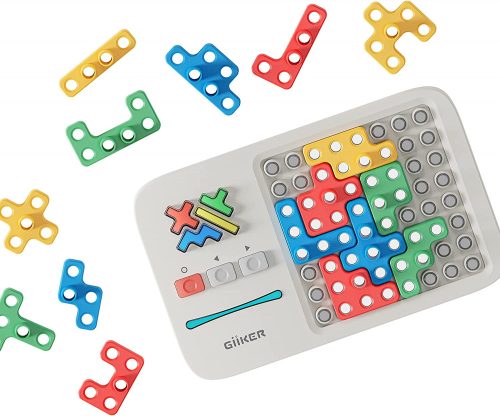 GiiKER Super Blocks - Puzzlespiel zum Mustervergleich. Über 1000 Herausforderungen und Gehirnübungen: MINT-Spiel (Wissenschafts-, Technologie-, Ingenieurs- und Mathematikspiele) für Kinder und Jugendl