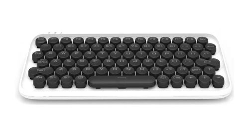 Xiaomi Youpin LOFREE Mechanische Tastatur - mechanisch (blue switch keys) RGB-LED-Beleuchtung, kabelgebunden und kabellos - weiß