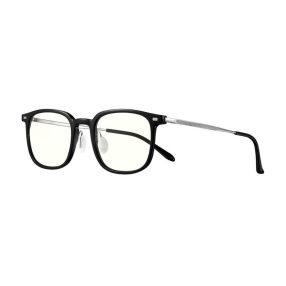   Xiaomi Mijia Anti-Blue-Monitorbrille, mit Titanrahmen – Blaulicht- und UV-Filterung, quadratische Form, angenehm zu tragen – Schwarz