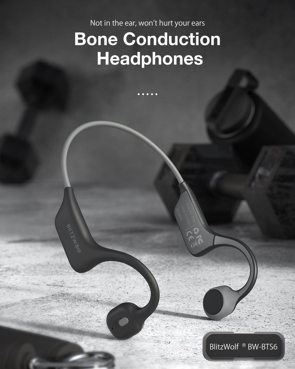 Blitzwolf BW-BTS6 Bone conduction headphone